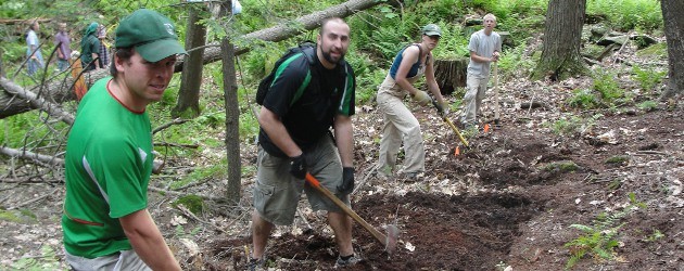Shaupeneak Trail Building on Sunday June 26th from 9 AM to 1 PM